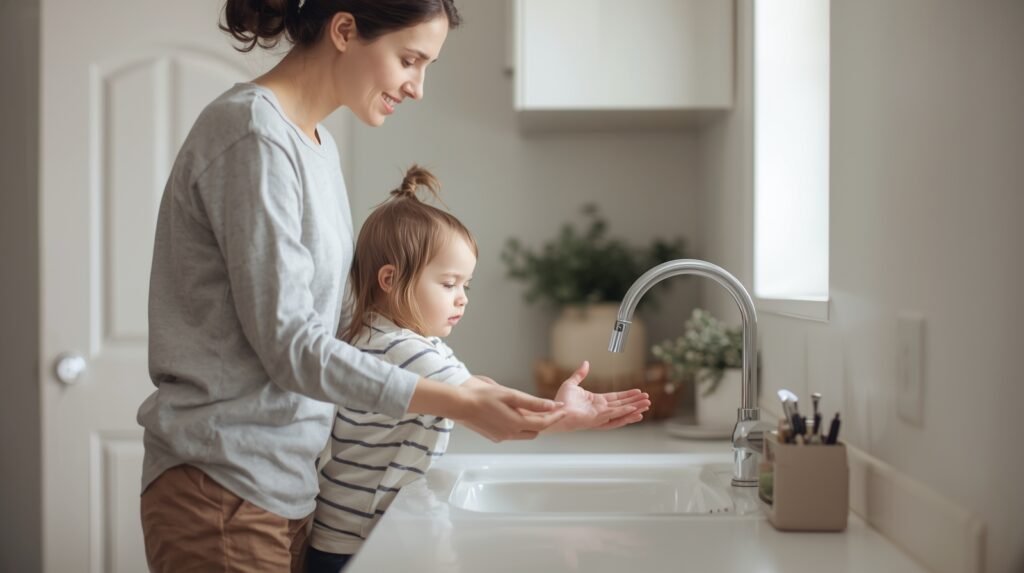 How to Attend to Your Toddler Scoopnurturement during calm and predictable daily routines