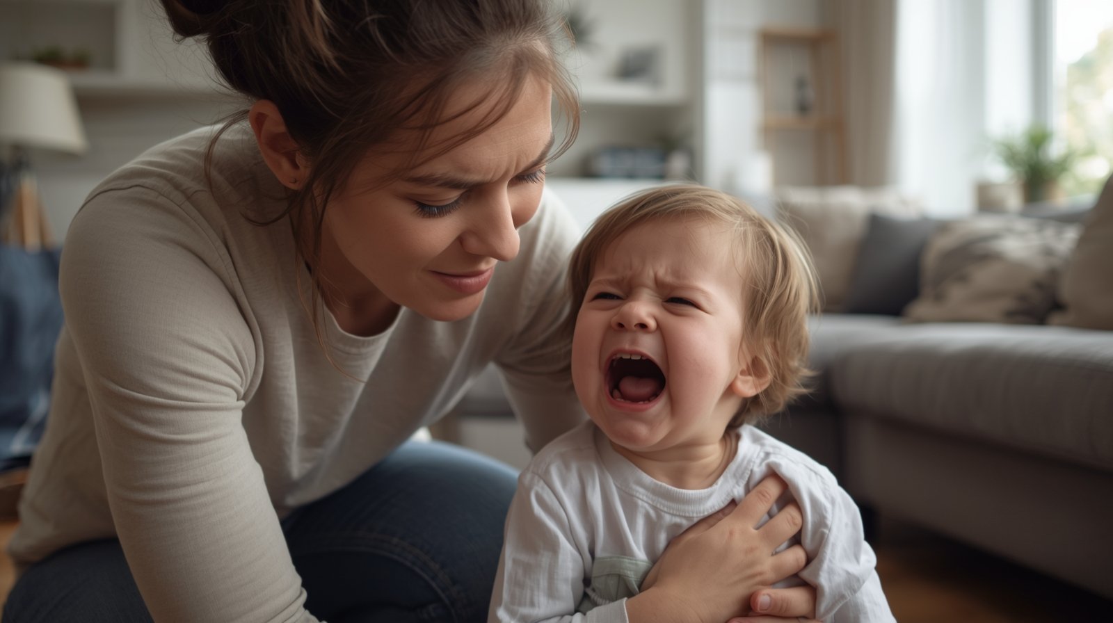 How to Stop Toddler High Pitched Screaming with calm parenting support during an emotional moment at home