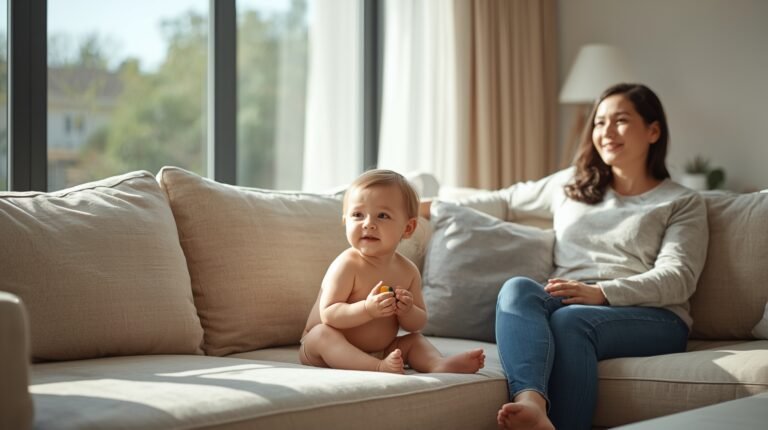 toddler throwing up no fever acting fine while playing calmly at home under parent supervision