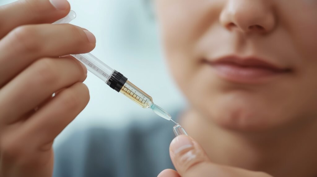 Alternating Tylenol and Motrin toddler safety shown through accurate medication measurement