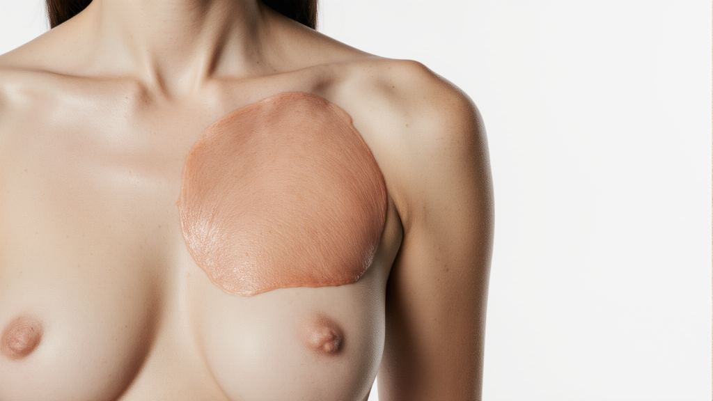 Female chest wall tumors pictures showing smooth benign chest wall mass