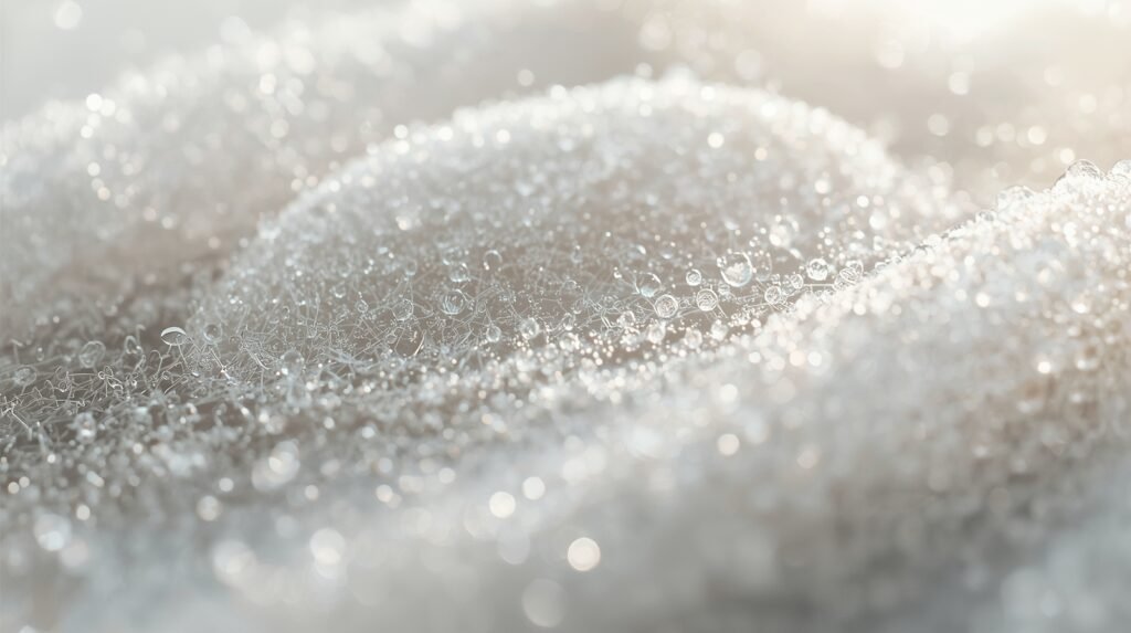 Dry bathroom surface showing conditions where bacteria cannot survive