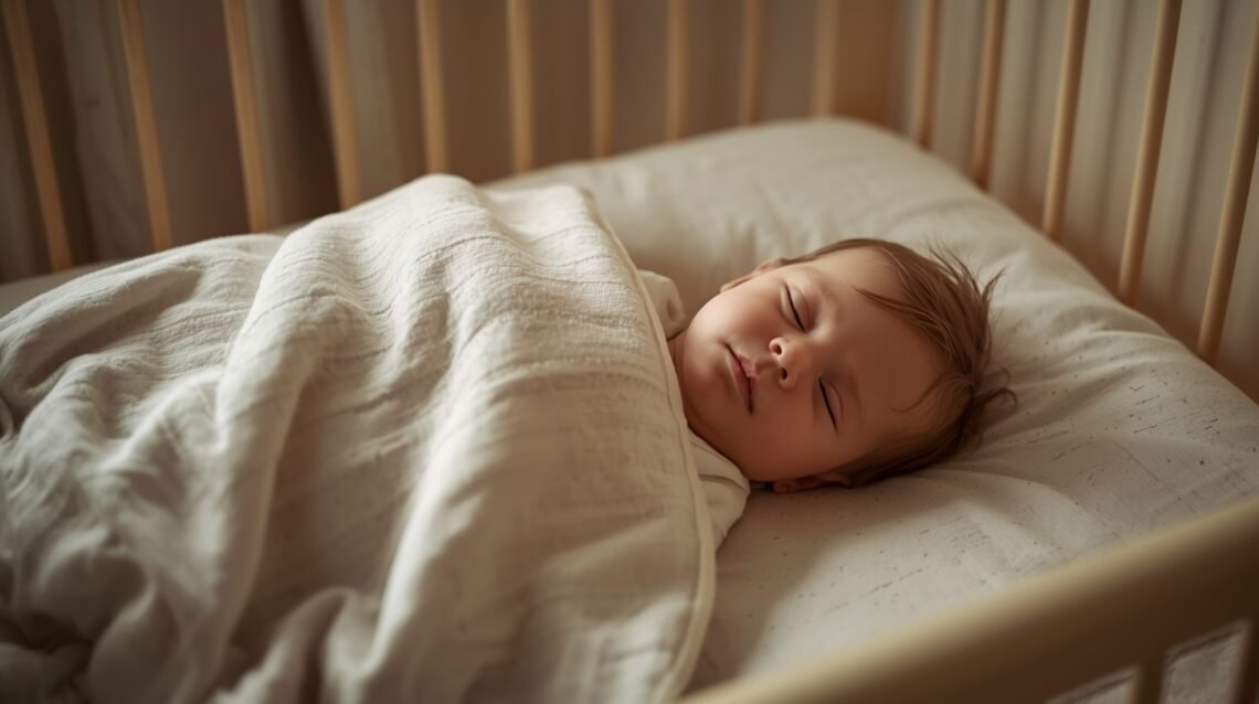 When can a toddler sleep with a blanket safely while resting comfortably in a toddler bed