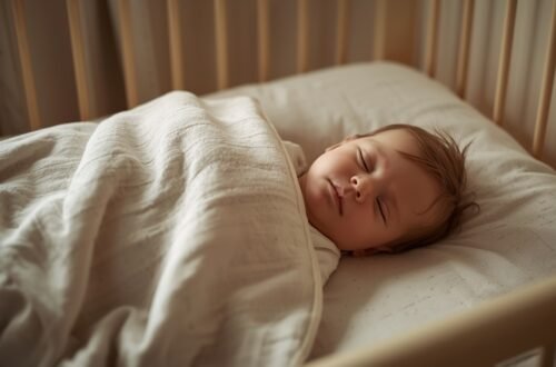 When can a toddler sleep with a blanket safely while resting comfortably in a toddler bed