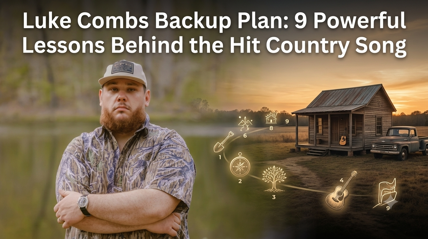 Luke Combs Backup Plan featuring song meaning, lyrics, collaboration, country music themes, fan reactions, and inspiring messages.