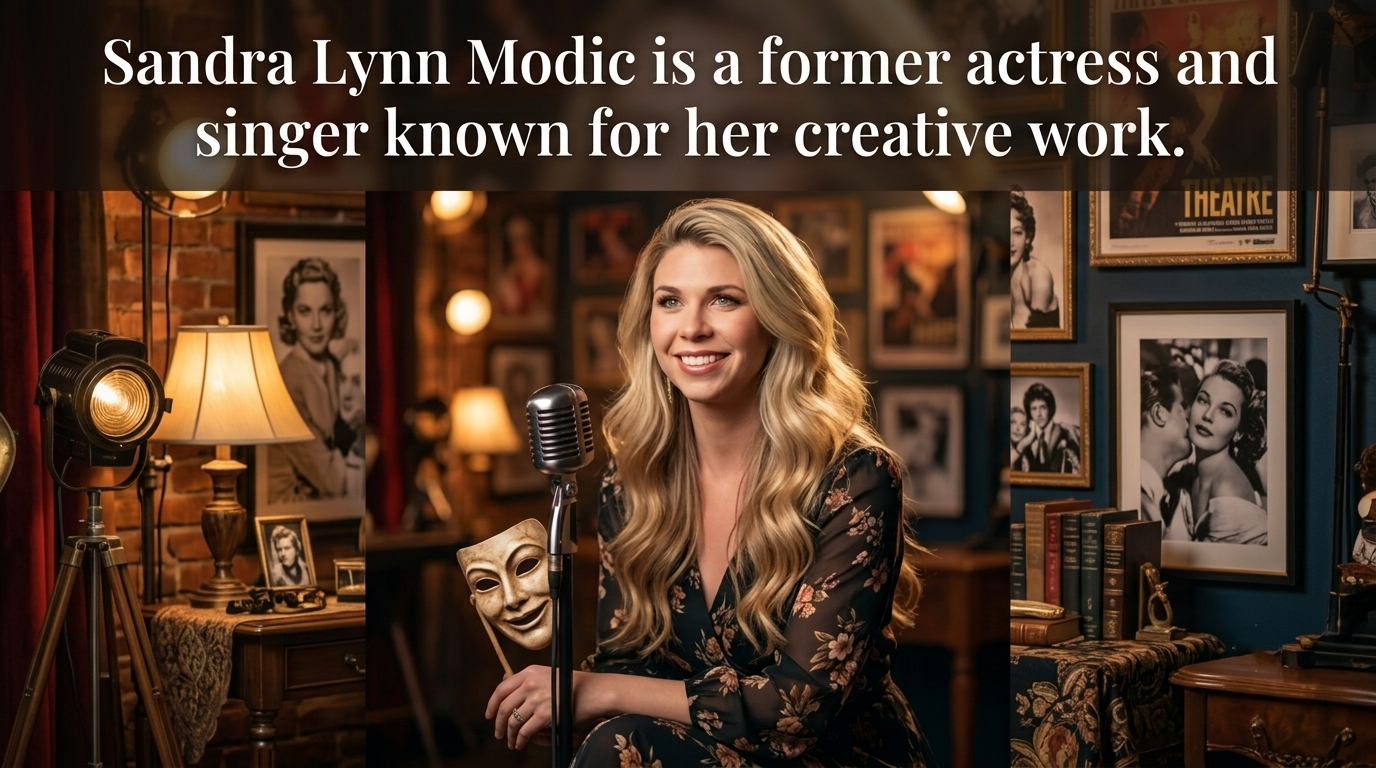 Sandra Lynn Modic featuring her acting career, singing background, creative work, entertainment achievements, and public profile.